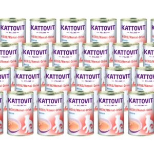 Kattovit Katzen-Snack Niere/Renal Drink, Ente, 24 x 135 ml