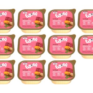 WOW Nassfutter Adult Wild Schale, 11 x 150 g