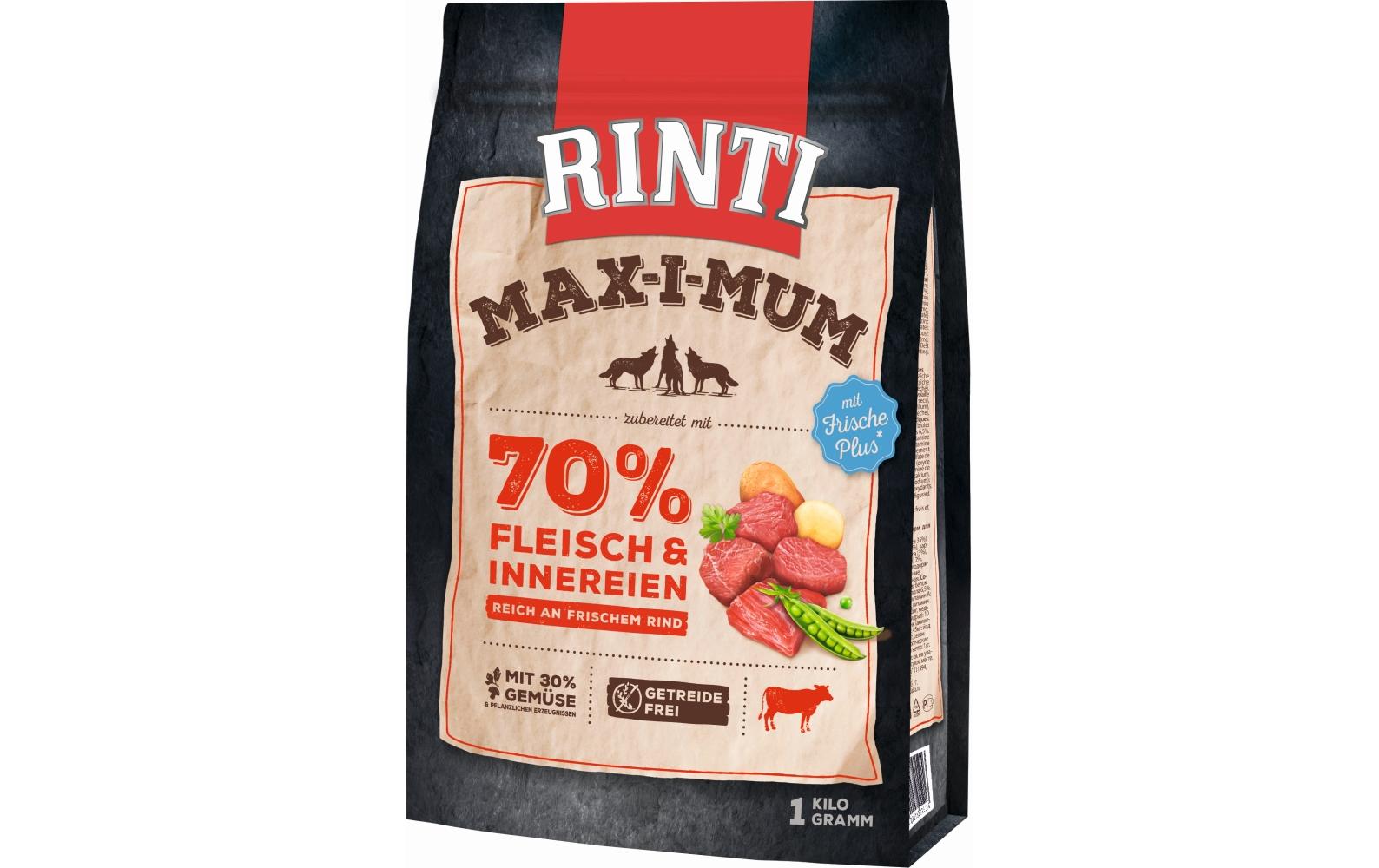 Rinti Trockenfutter Max-i-mum Rind, 1 kg