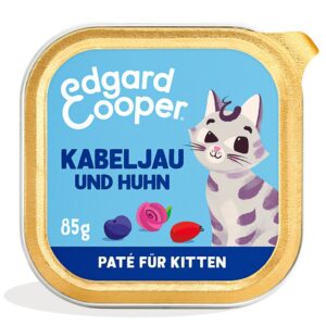 Edgard & Cooper Nassfutter Kitten MSC-Kabeljau & Huhn, 16 x 85g