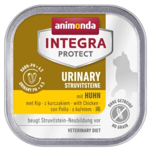 Animonda Integra Protect Nassfutter Urinary Harnsteine Huhn, 100 g