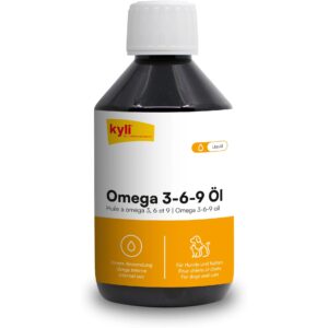 kyli Hunde-Nahrungsergänzung Omega 3-6-9 Öl, 250 ml
