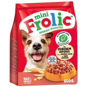 Frolic Trockenfutter Mini mit frischem Geflügel, 800 g