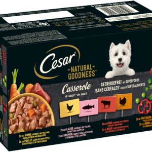 Cesar Nassfutter Natural Goodness in Sauce, 8 x 100 g