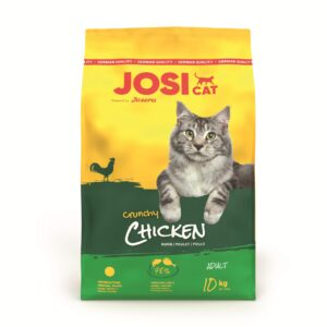 Josi Cat & Dog by Josera Trockenfutter JosiCat Crunchy Chicken, Adult, 10 kg