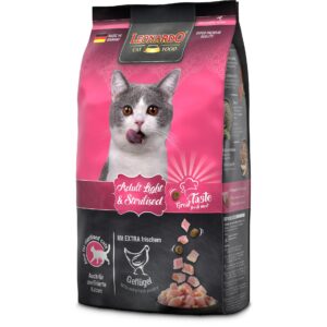 Leonardo Cat Food Trockenfutter Adult Light, 1.8 kg
