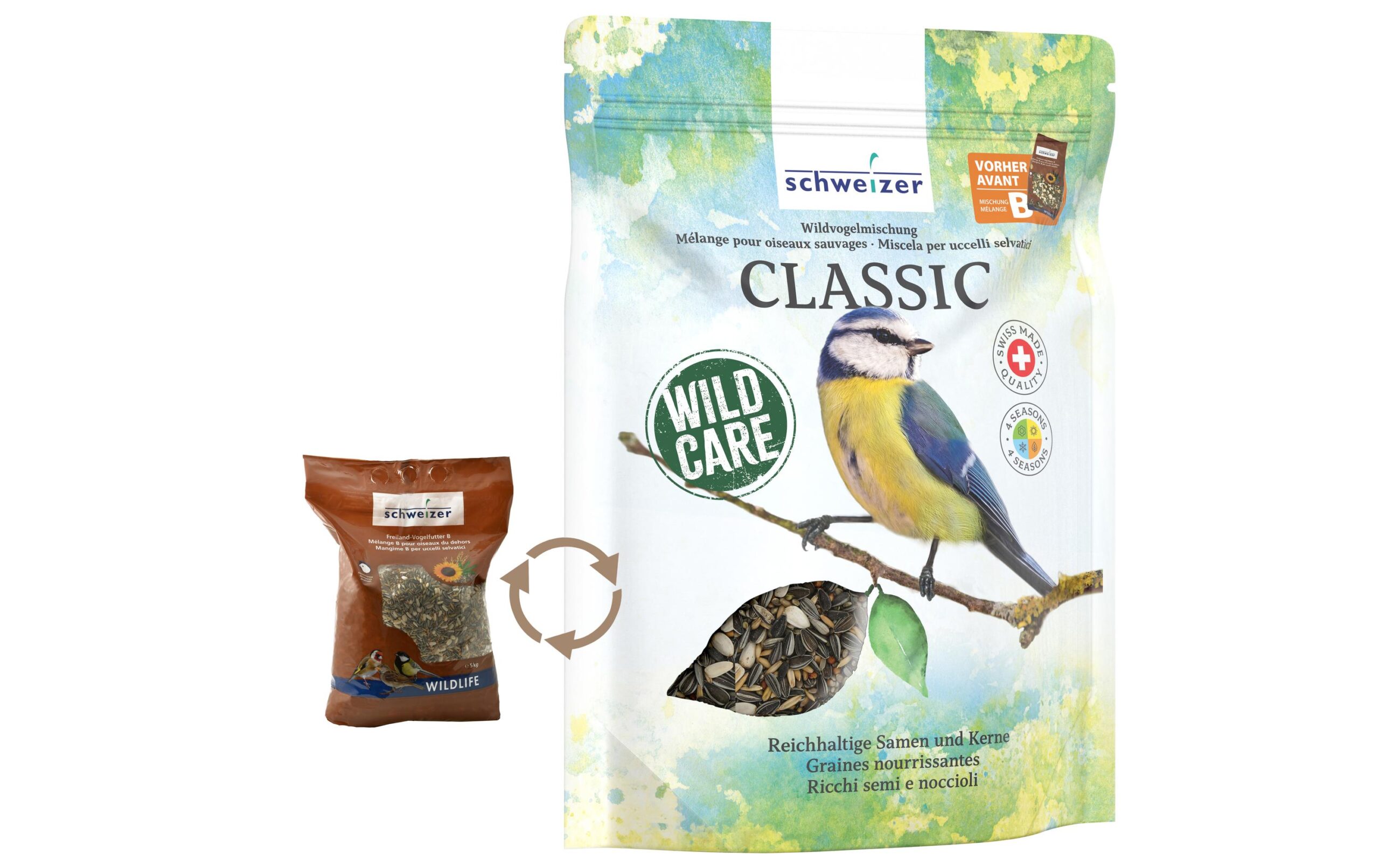 Eric Schweizer Vogelfutter Wildvogelmischung Classic 1 kg