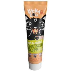 Lucky Lou Katzen-Snack Tube Quetschkopf Vitamin Kitty 100 g