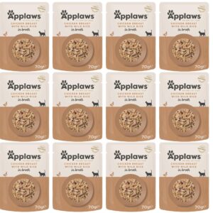 Applaws Nassfutter Pouch Huhn & Wildreis, 12 x 70 g