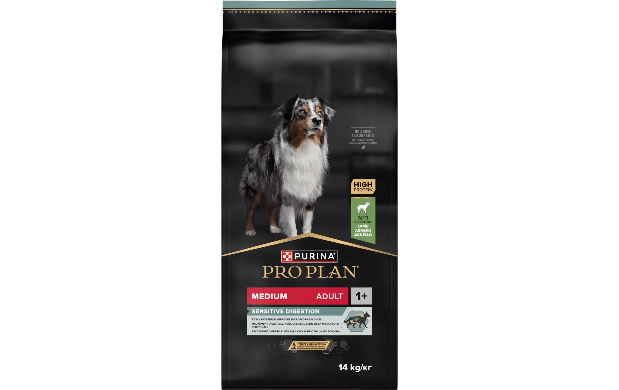 Purina Pro Plan Trockenfutter M Adult Sensitive Digestion Lamm, 14 kg