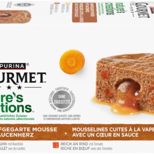 Purina Gourmet Nassfutter Nature’s Creation Schmelzender Kern Huhn 4 x 85g