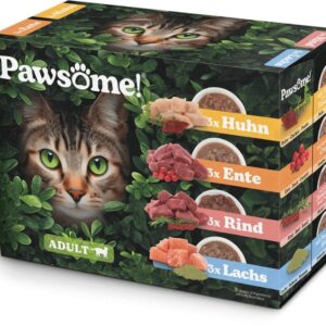 Pawsome Cat Superfood Multipack 12 x 85 g