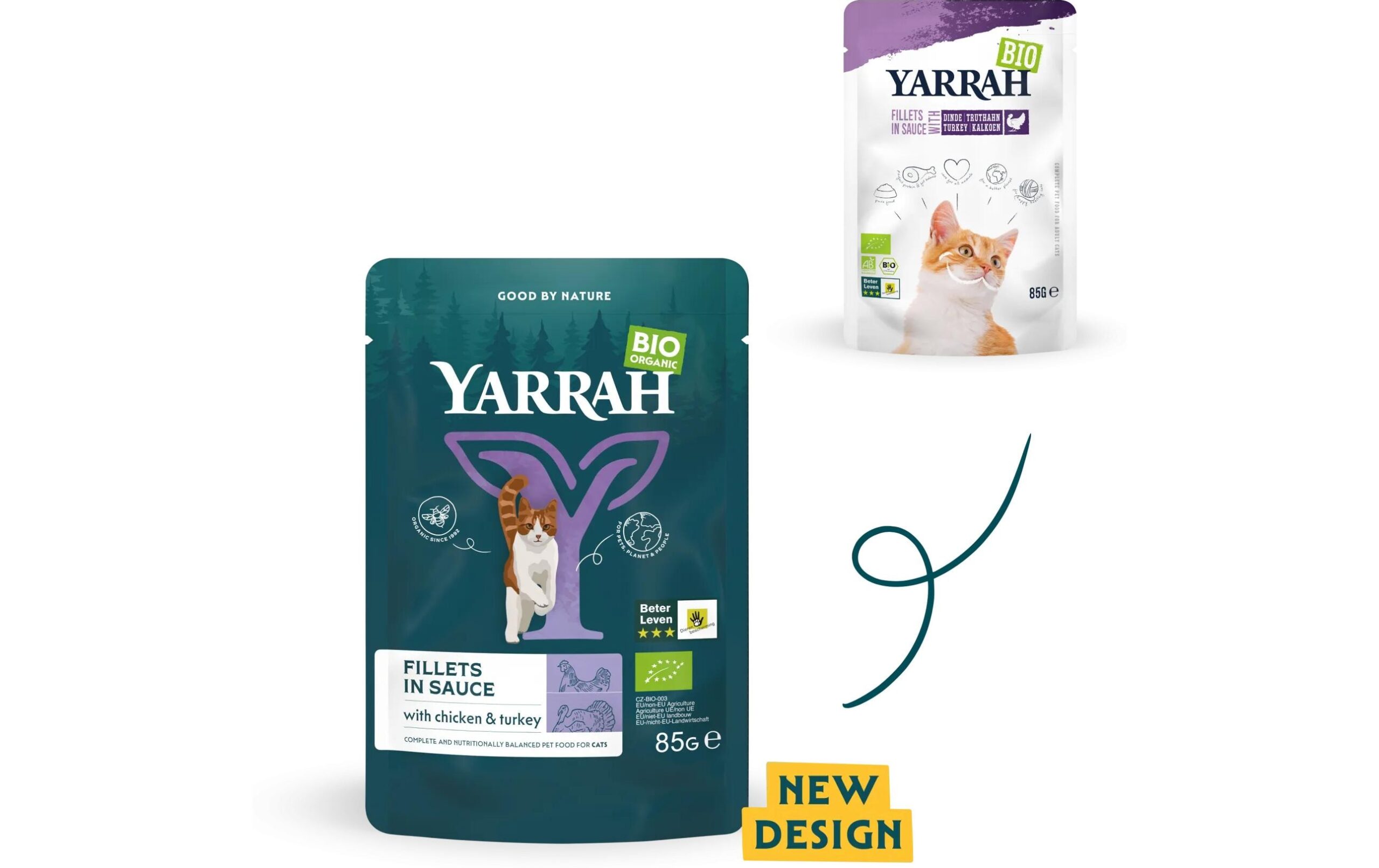 Yarrah Bio-Nassfutter Fillets in Sauce Huhn & Truthahn 14 x 85 g
