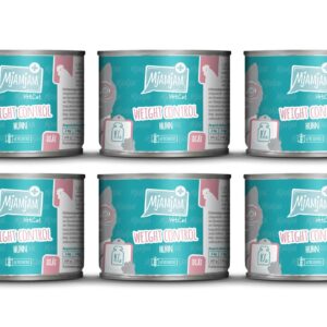 Mjamjam VetCat Nassfutter Weight Control Huhn, 6 x 200g