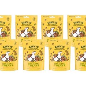 Lily’s Kitchen Leckerli Bio Training Treats, Käse/Apfel, 8 x 80 g