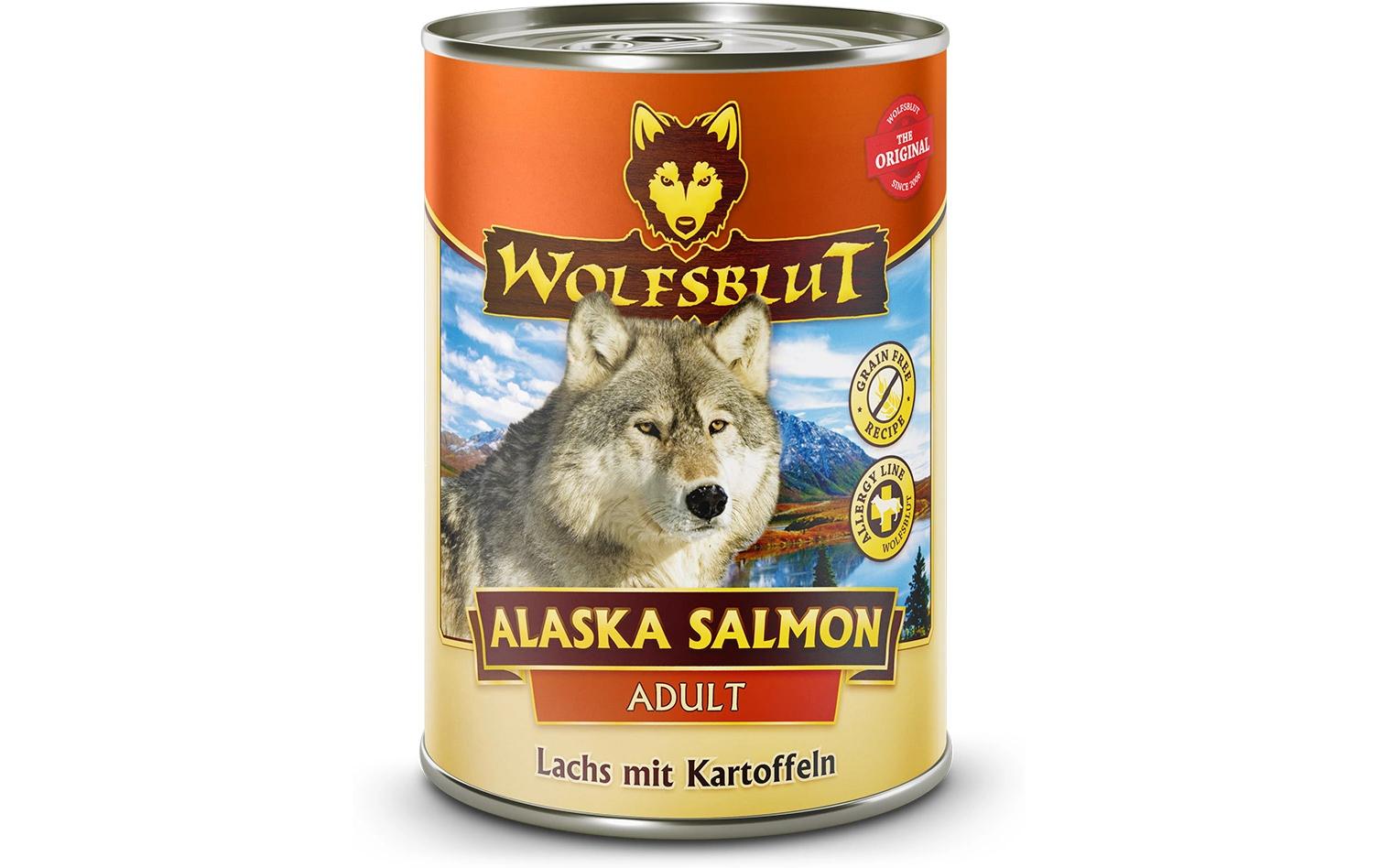 Wolfsblut Nassfutter Dog Alaska Salmon, 395 g