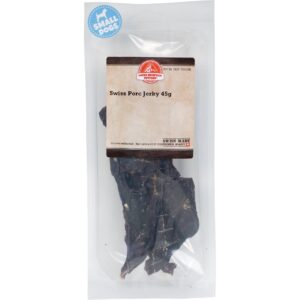 Swiss Mountain Petfood Kausnack Schweine Fleisch Jerky, 45 g