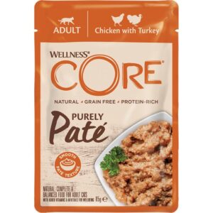 Wellness Core Nassfutter Huhn, Truthahn 85g