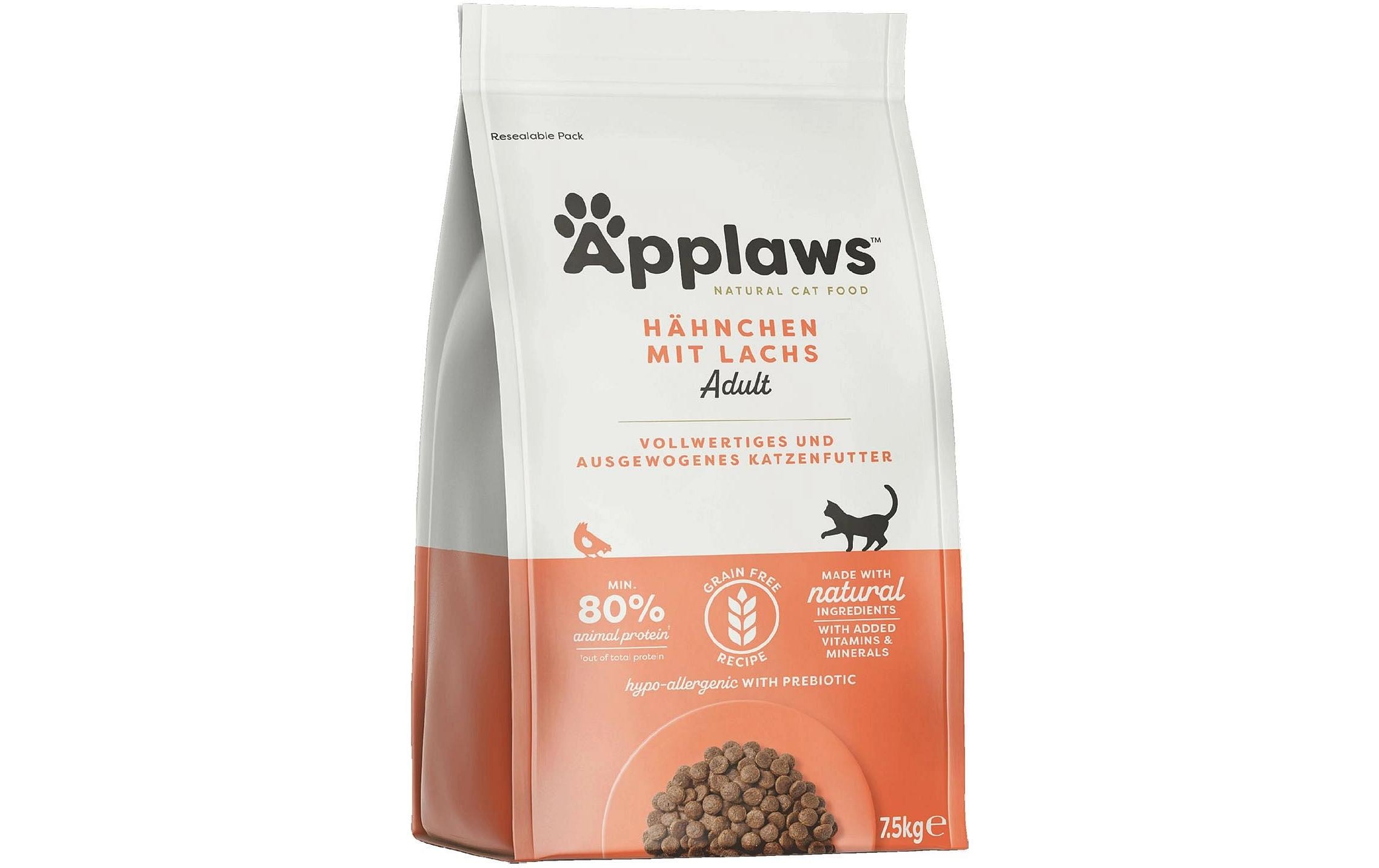 Applaws Trockenfutter Huhn und Lachs Adult 7.5 kg