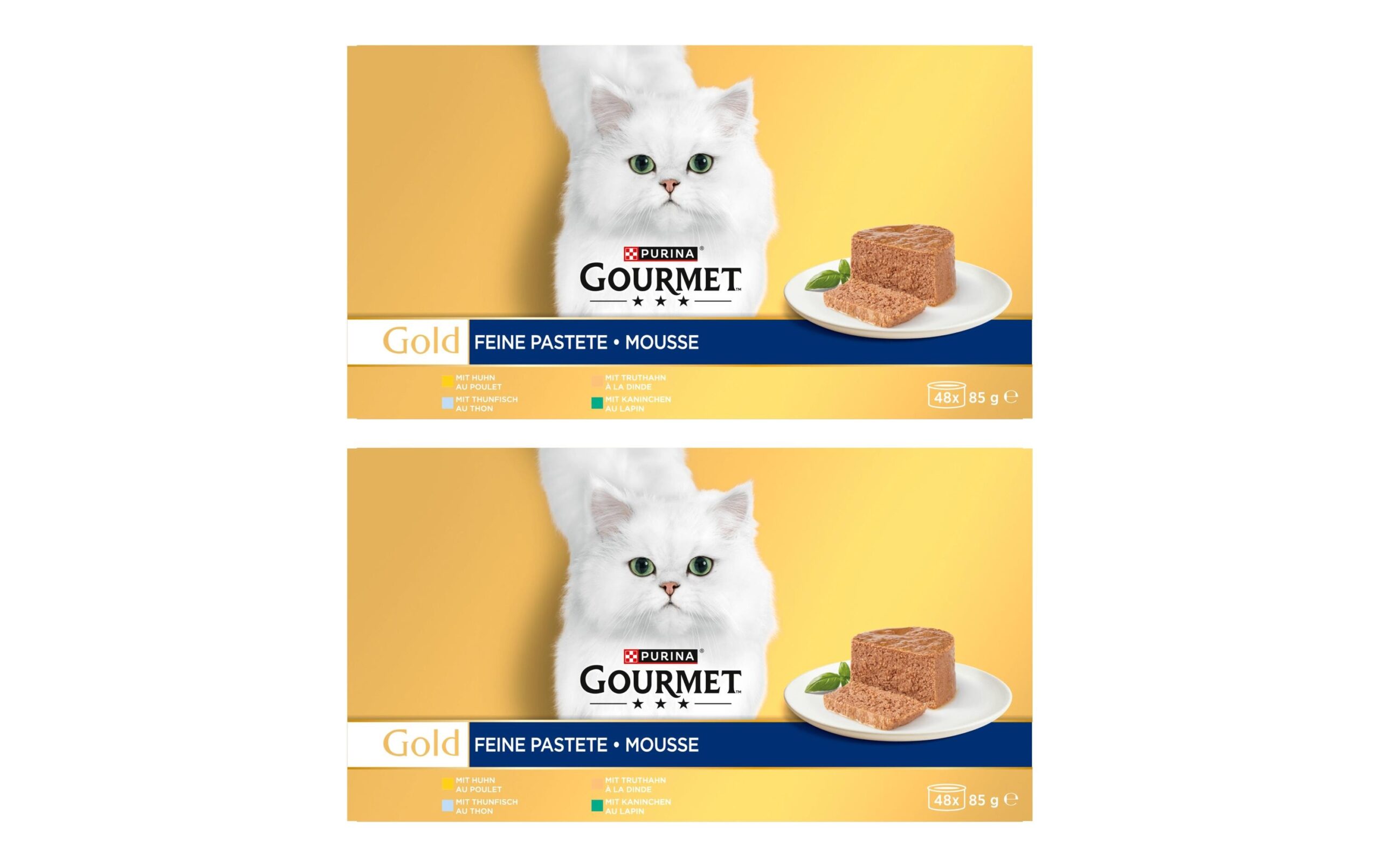 Purina Gourmet Nassfutter Gold Mousse Huhn 2x 48 x 85 g
