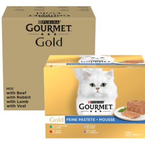 Purina Gourmet Gold Feine Pastete Fleisch 96 x 85 g + 24 x 85 g