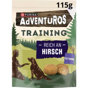 Purina AdVENTuROS Leckerli Training Reich an Hirsch 115 g