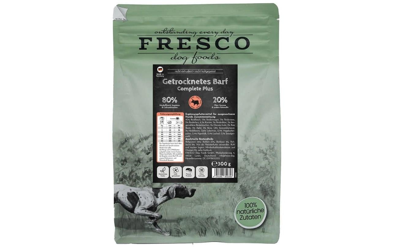 FRESCO Trockenfutter BARF Complete Plus Rind, 5 kg