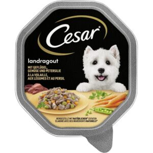 Cesar Landküche Geflügel & Gemüse in Sauce 14 x 150 g