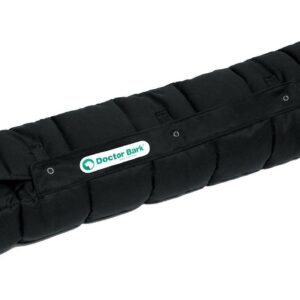 Doctor Bark Hunde-Decke Portable 70 x 100 cm, Schwarz