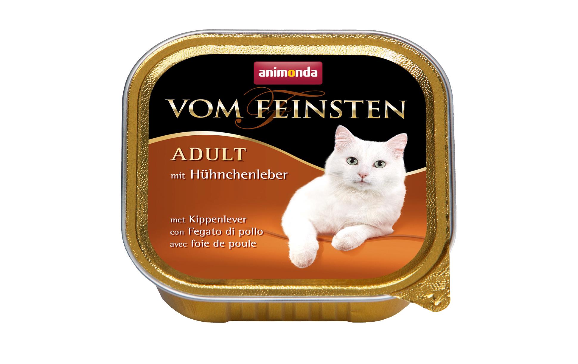 animonda Nassfutter Vom Feinsten Adult Hühnchenleber, 100 g