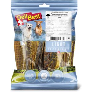 DeliBest Kaustange Light Strauss Sticks, 200g