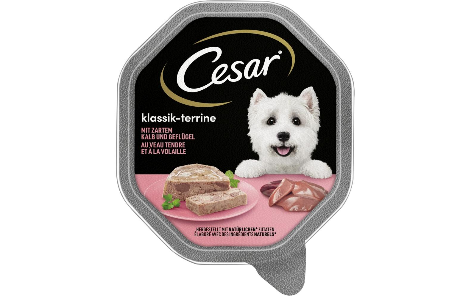 Cesar Klassik Terrine Geflügel, Gemüse, Kalb
