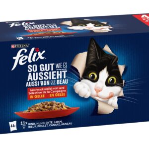 Felix Nassfutter AGAIL Fleisch Auswahl, 44 x 85 g