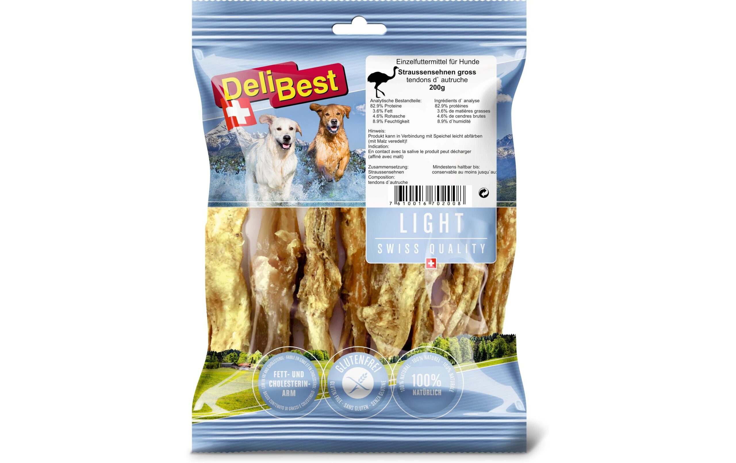 DeliBest Delibest Light Straussen Sehnen gross 200 g