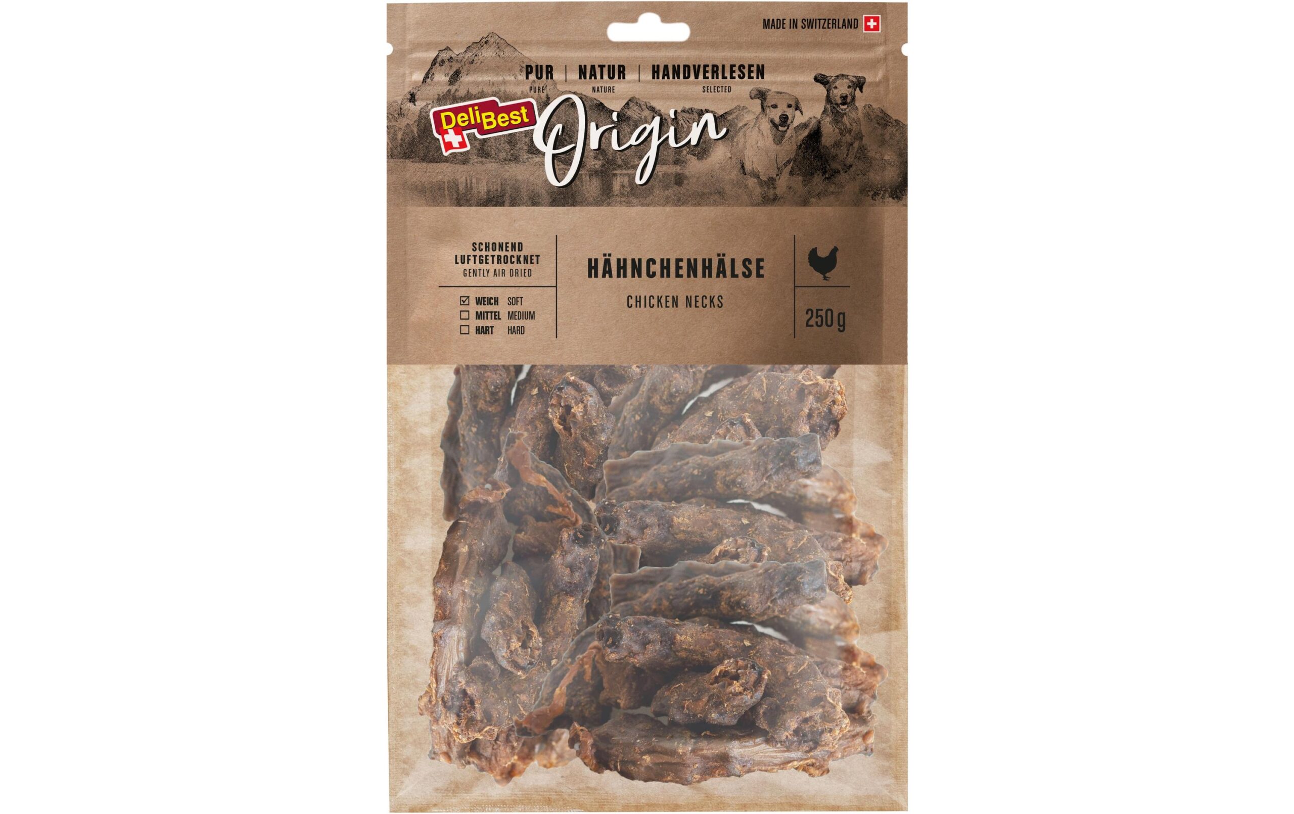 DeliBest Kausnack Hähnchenhälse 250 g