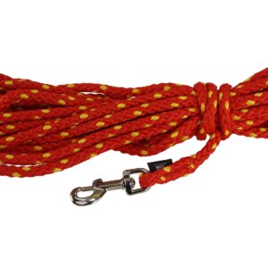 Grossenbacher Schleppleine 1 cm / 4 m, Rot/Gelb