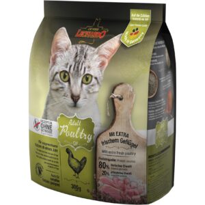 Leonardo Cat Food Trockenfutter Adult Geflügel, 300 g