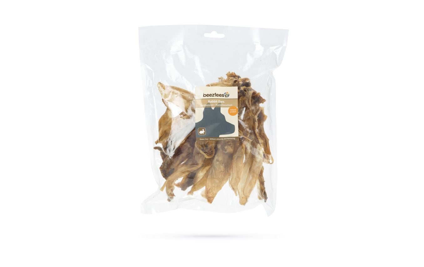 Beeztees Kausnack Kaninchenohren, 16 Stück