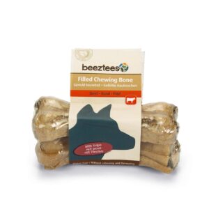 Beeztees Kausnack Knochen mit Pansen, 10 cm, 2 Stk.