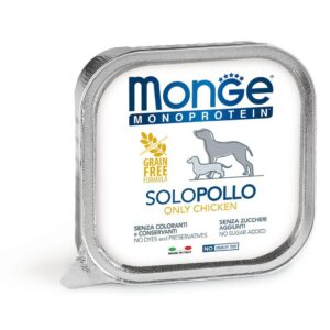 Monge Nassfutter Monoprotein Pâté Huhn, 150 g