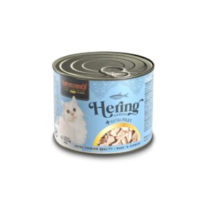 Leonardo Cat Food Nassfutter Hering + Extra Filet, 200 g