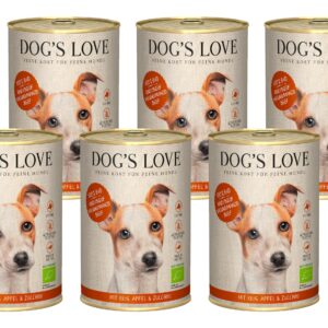 Dog’s Love Nassfutter BIO Adult Rind, 6 x 400 g