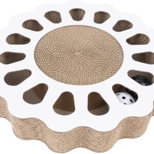District 70 Katzen-Spielzeug Spielboard Sunny White, 32 x 32 x 6 cm