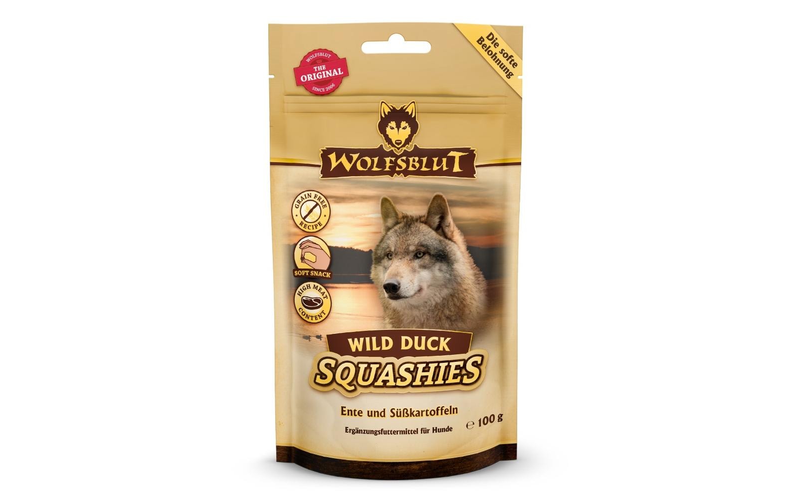 Wolfsblut Softer Snack Squashies Wild Duck, 100g