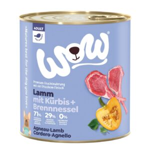 WOW Nassfutter Adult Lamm, 800 g