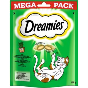 Dreamies Katzen-Snack mit Katzenminze Geschmack, 180 g