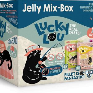 Lucky Lou Extra Food Mix-Box in Gelée, 12 x 70 g