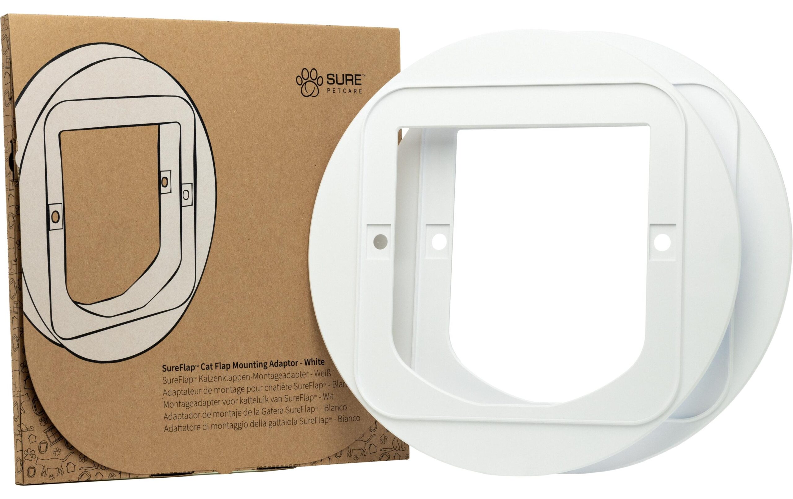 SureFlap Freilauftür Montageadapter für Glas