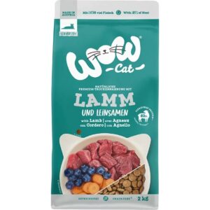 WOW Cat Trockenfutter Senior Lamm, 2 kg
