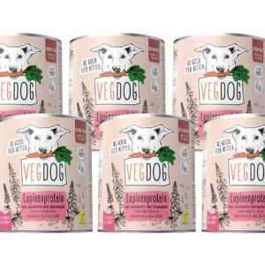 Vegdog Nassfutter Sensitive Lupinenprotein, 6 x 800g